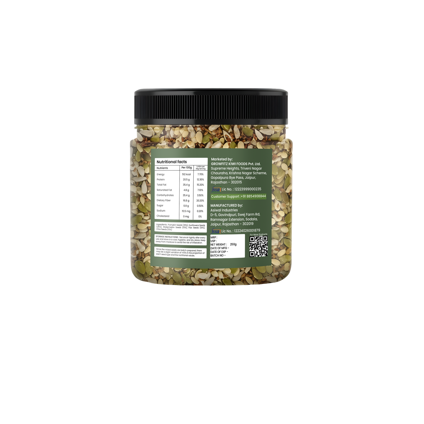 Mix Seeds 5 in 1 | 250gm