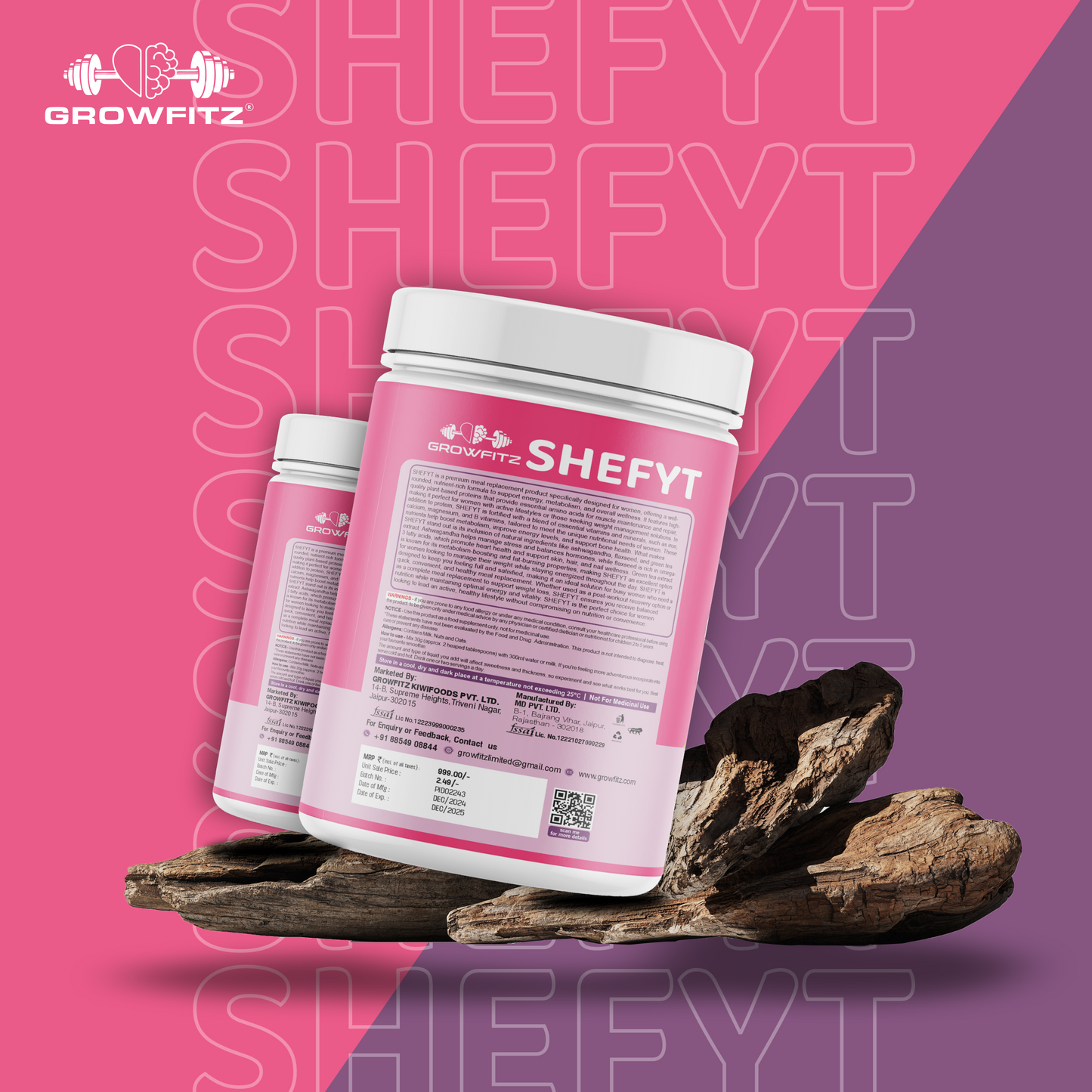 SheFit | Plant Protein | Chocolate Flavor | Nutritional Meal for Women