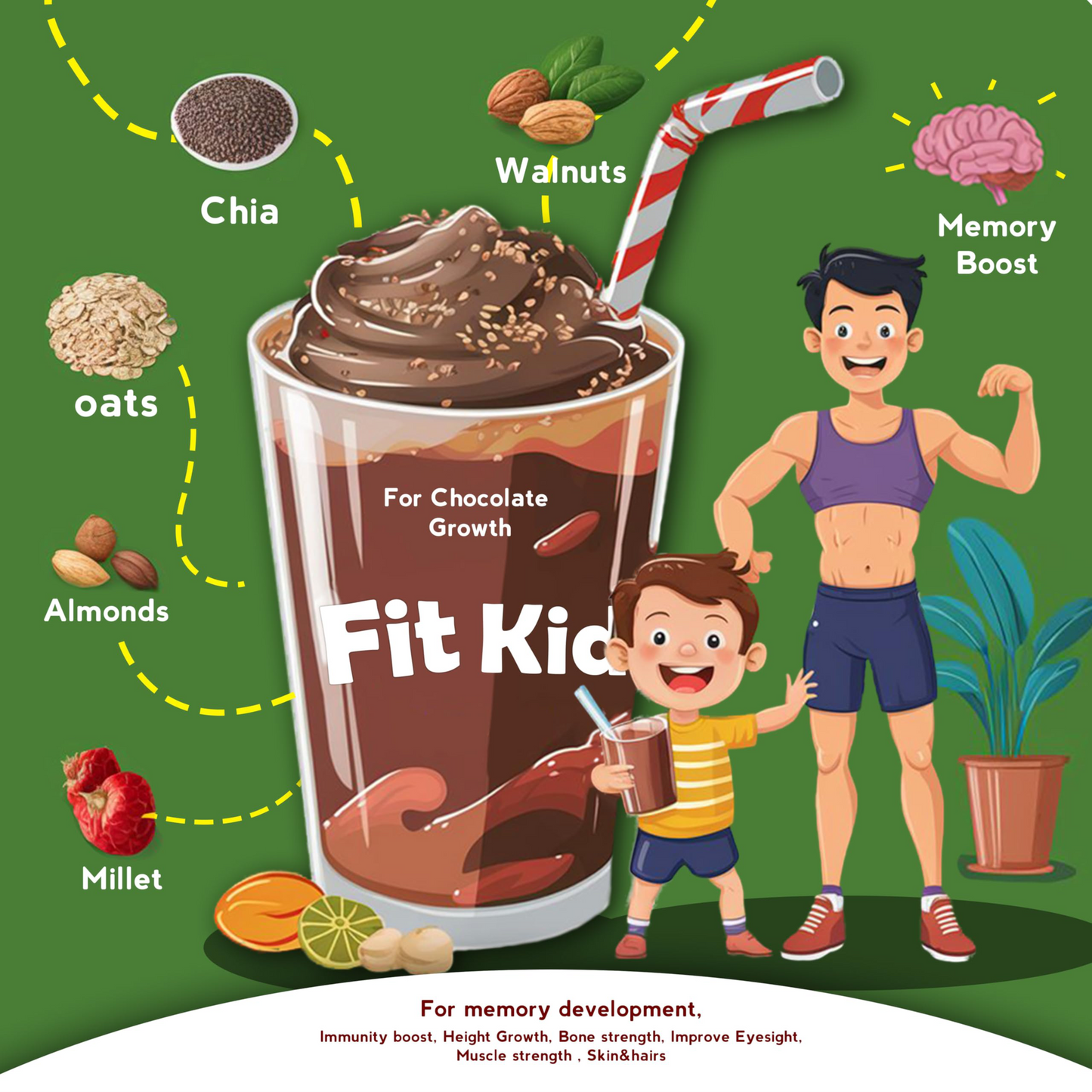 FitKid | Chocolate Flavor | Everyday Meal for Kids | 400g