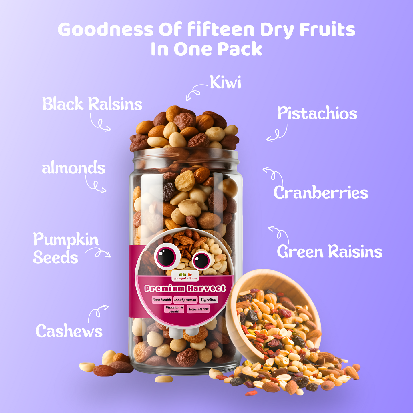 Dry Fruits | Premium Trail Mixed | 400g