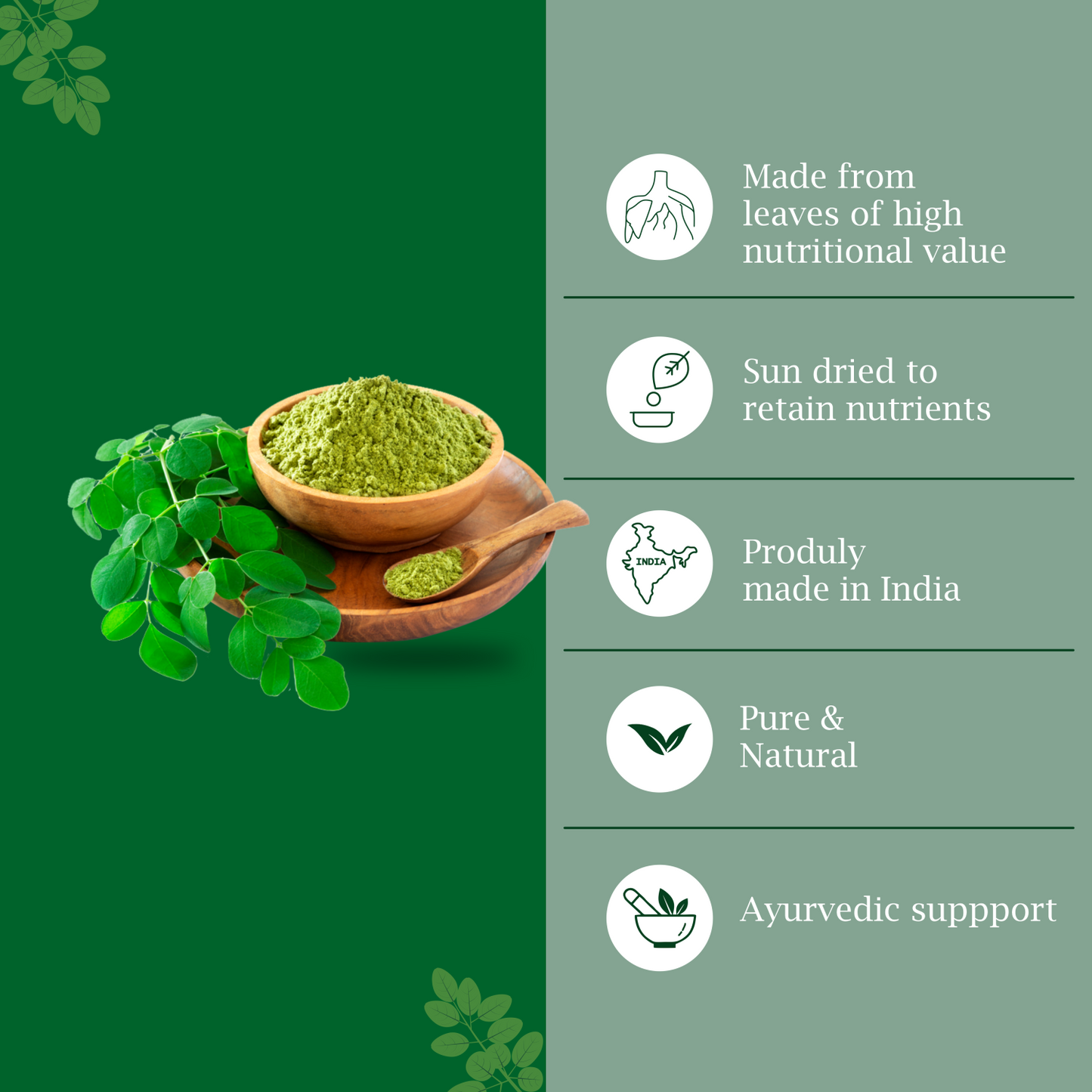 Moringa Powder | 100% Pure & Natural Superfood | 200g