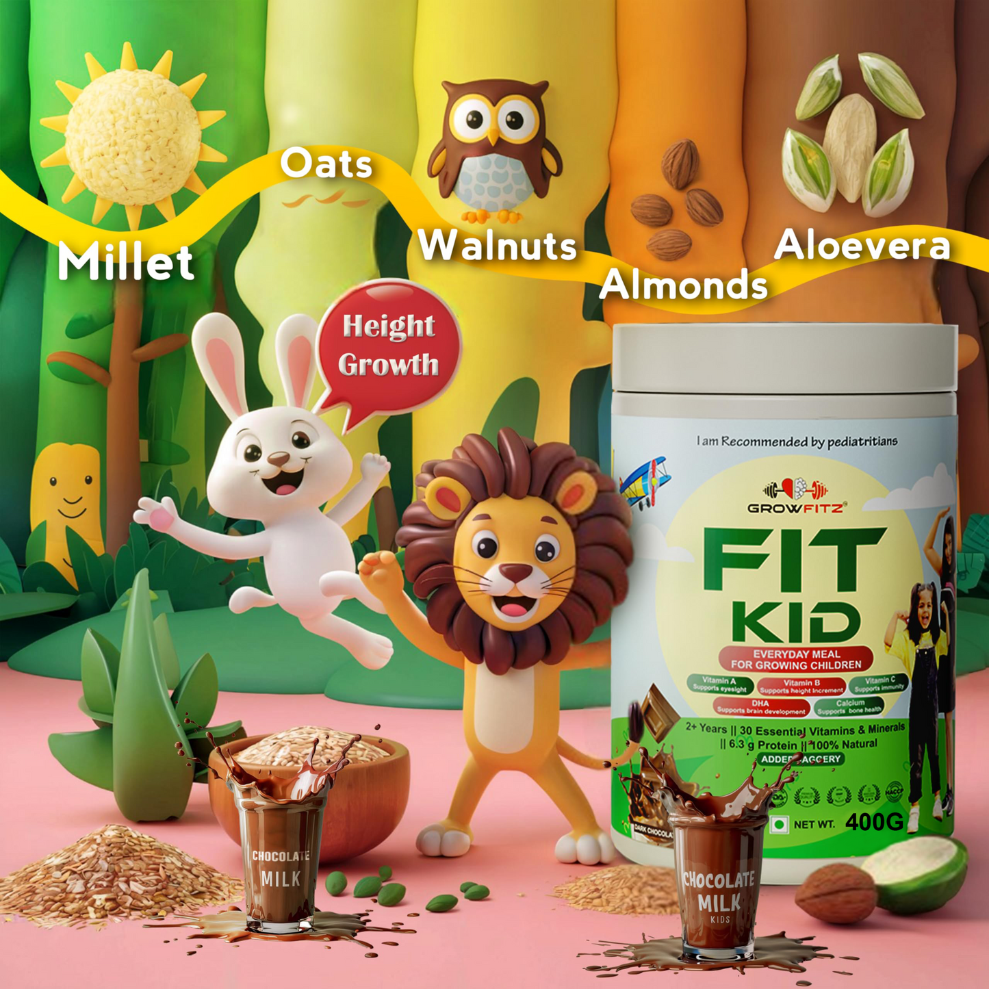 FitKid | Chocolate Flavor | Everyday Meal for Kids | 400g