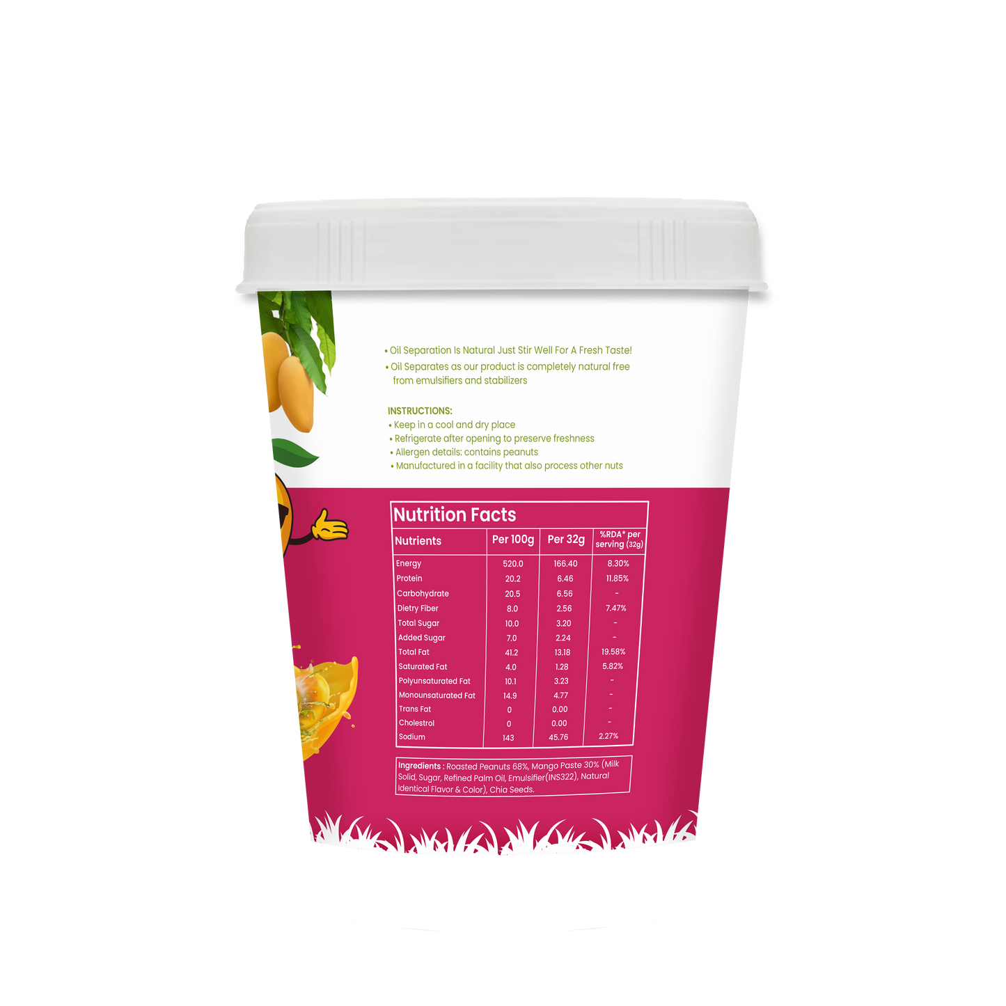 Mango & Elaichi Peanut Butter Combo ( Unique Edition) | 800gm | Pre-Order Now