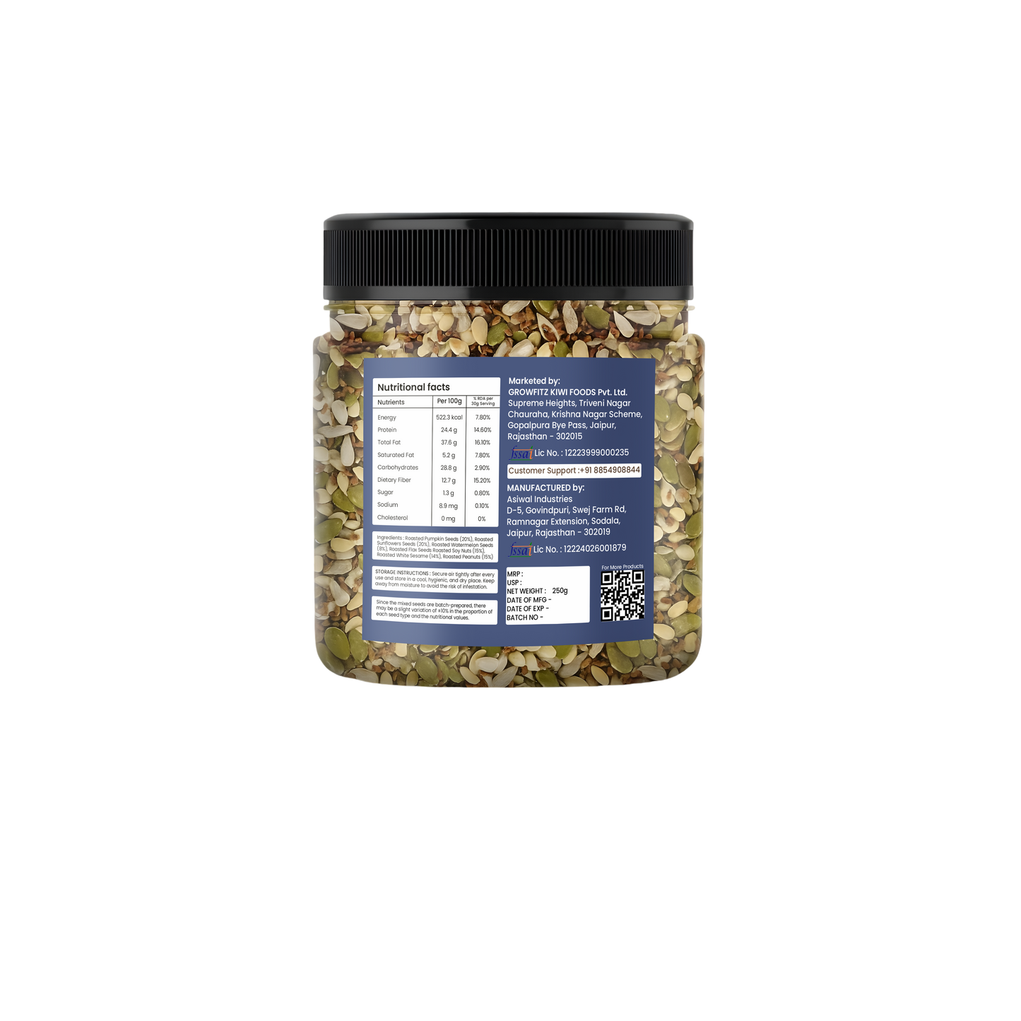 Roasted Mix Seeds 7 in 1 | 250gm
