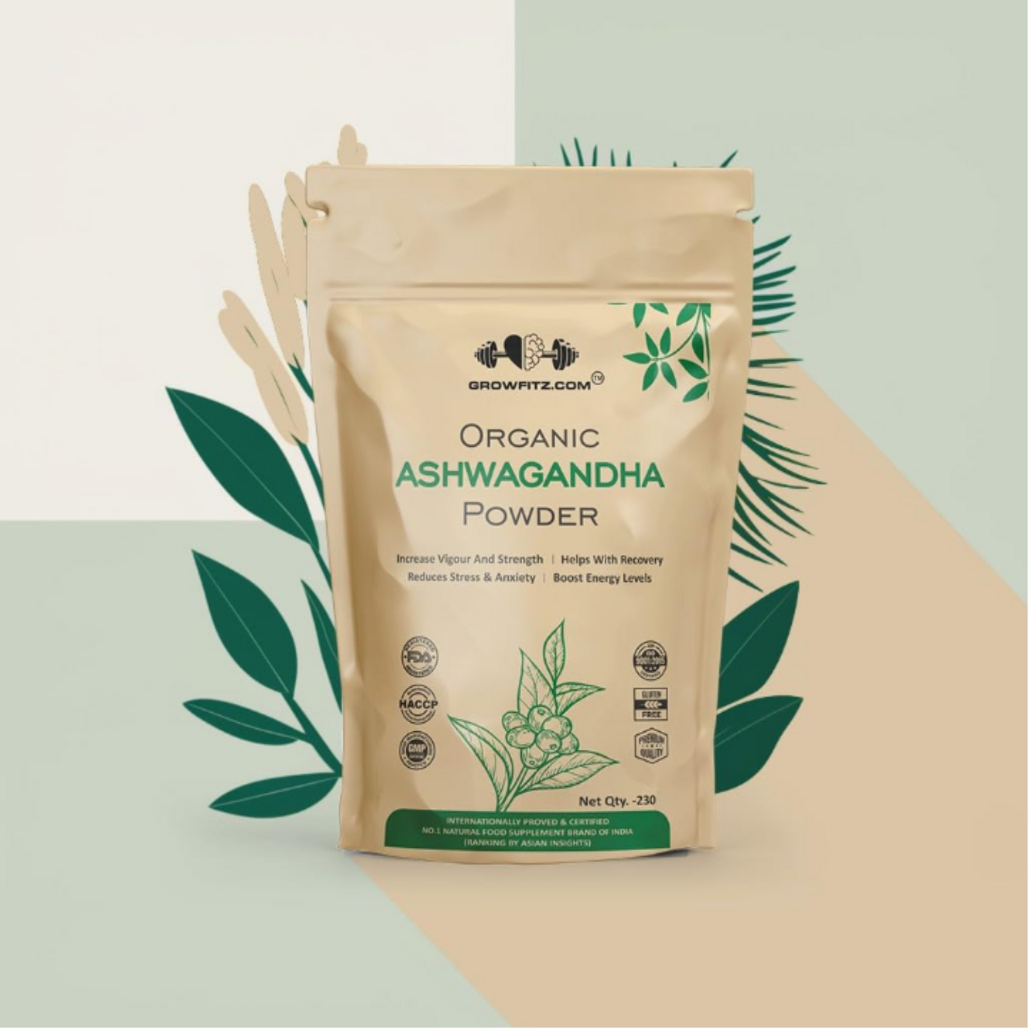 Ashwagandha Root Powder | Herbal Wellness | 230g