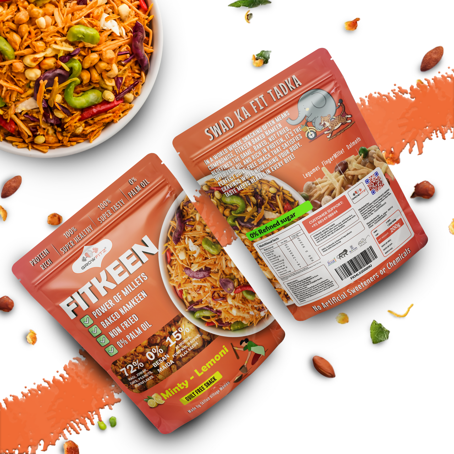 Fitkeen | Baked Namkeen | 200g