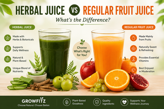 Herbal Juice vs Regular Fruit Juice: What’s the Difference?