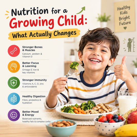 Nutrition for a Growing Child: What Actually Changes
