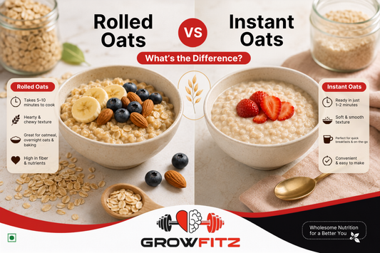 Rolled Oats vs Instant Oats: What's the Difference?