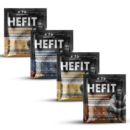 Hefit | Plant Protein – 4 Flavours | 30g x 16 Pouches