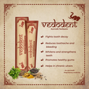 Vedodent Herbal Ayurvedic Red Toothpaste | Germ & Cavity Protection | 100g