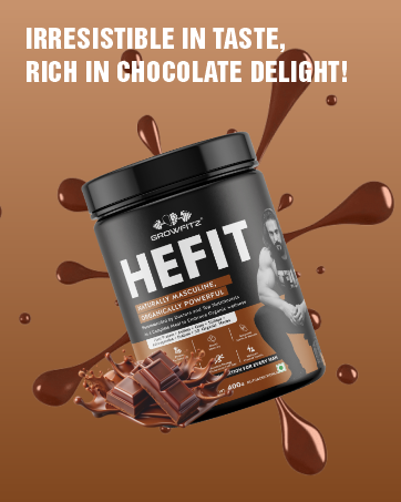 Hefit | Plant Protein | Chocolate Flavor | Nutritional Meal for Men