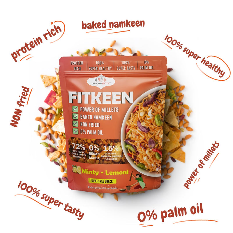 FITKEEN - Baked , Zero Oil Tasty Namkeen