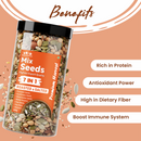 7-in-1 Roasted & Salted Seed Mix 500g | High Protein (24.4g) & Fiber | Superfood Snack & Healthy Diet