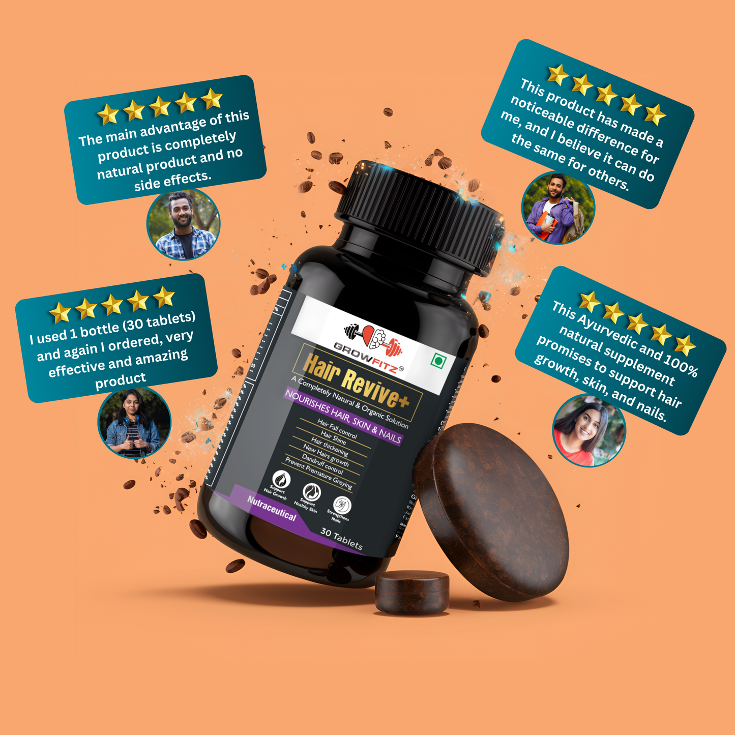 Hair Revive + (Natural Solution for Hairs)