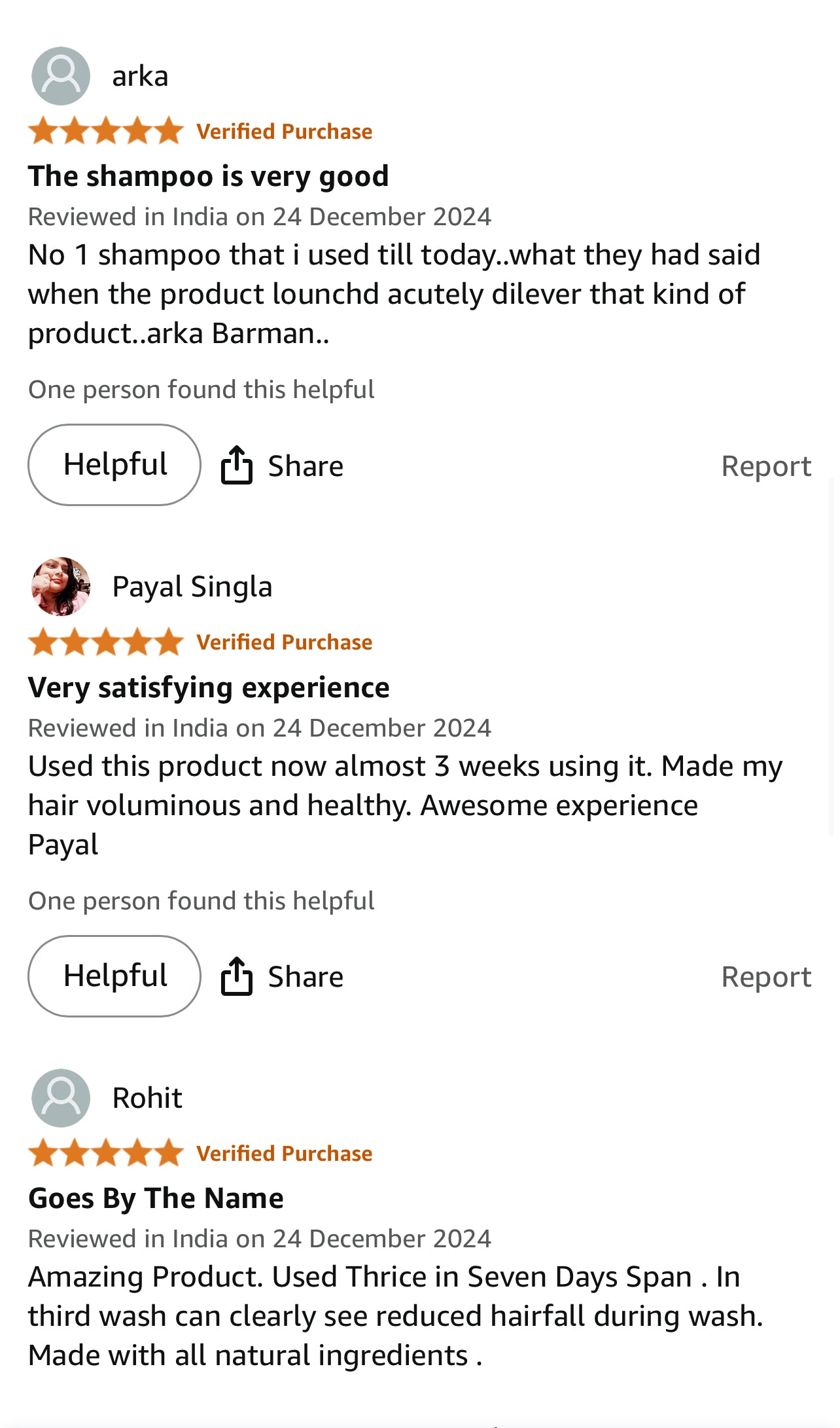 Growfitz 100% Herbal Shampoo | Ayush Certified Organic