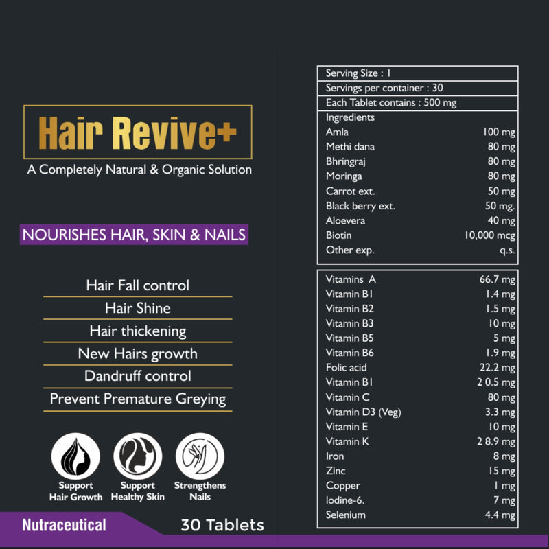 Hair Revive + (Natural Solution for Hairs)