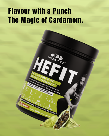 Hefit | Plant Protein | Cardamom Flavor | Nutritional Meal for Men