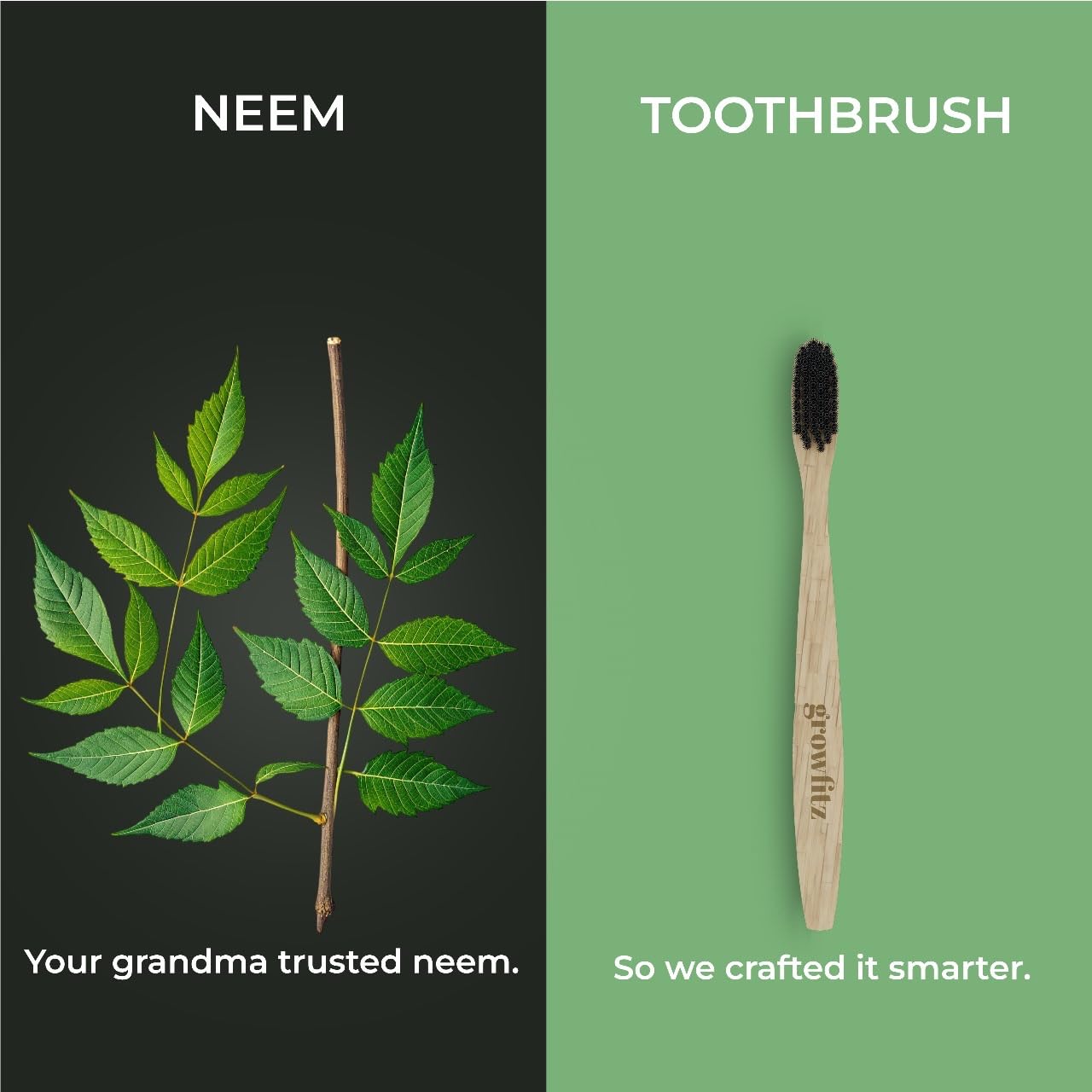 VEDODENT Ayurvedic Toothpaste Combo | 100% Natural | 2 Toothpastes + 2 Bamboo Brushes + 2 Tongue Cleaners