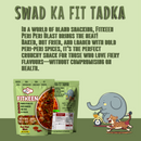 Baked Namkeen Mixture 200g | Peri Peri Spice Flavor | Non-Fried Millet Snack | 0% Palm Oil | 12.4g Protein | Healthy, Tasty & Guilt-Free Namkeen