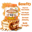 Natural Crunchy Peanut Butter | 26g Protein | 800g