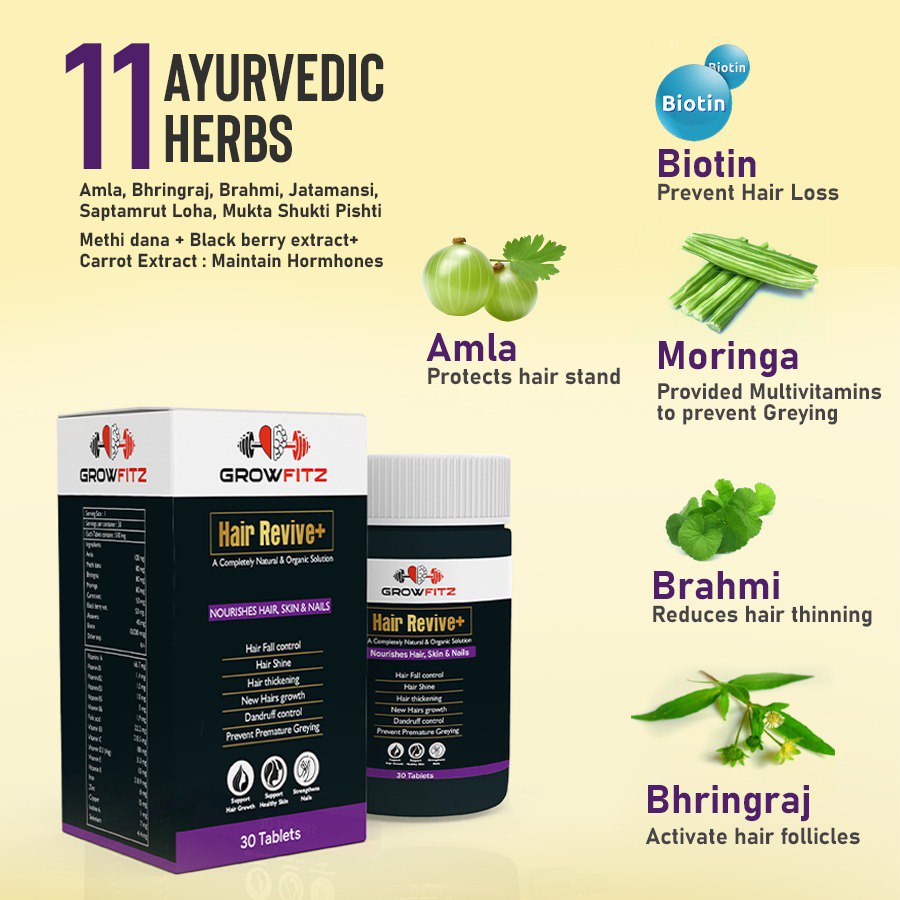 Hair Revive + (Natural Solution for Hairs)