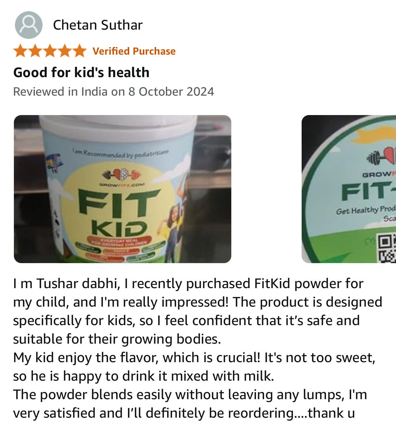 FitKid (Healthy Everyday Meal) Deep Chocolate 400g