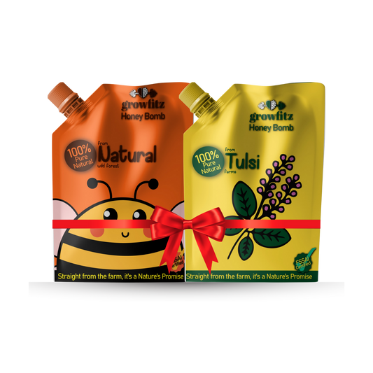 Honey Bomb Combo | Natural & Tulsi | 200gm