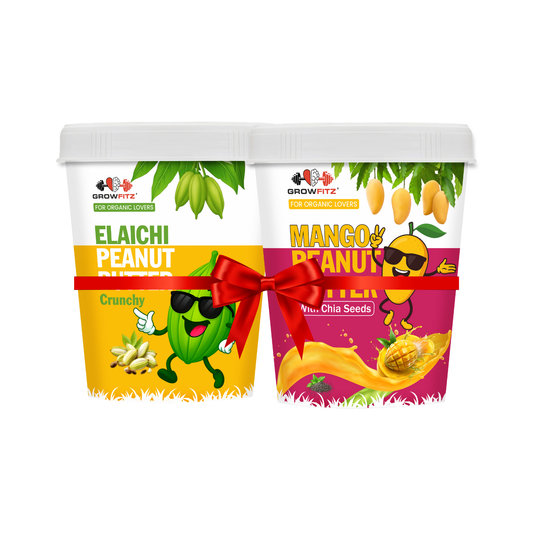 Mango & Elaichi Peanut Butter Combo ( Unique Edition) | 800gm | Pre-Order Now