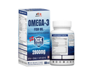 Omega 3 Fish Oil Capsules 2800mg | Fish Oil Omega 3 Supplement To Support Overall Health & Skin With Added Aloevera, Vitamin D3, Vitamin E For Men & Women - 60 Tablets