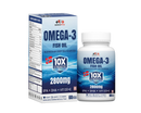Omega 3 Fish Oil Capsules 2800mg | Fish Oil Omega 3 Supplement To Support Overall Health & Skin With Added Aloevera, Vitamin D3, Vitamin E For Men & Women - 60 Tablets