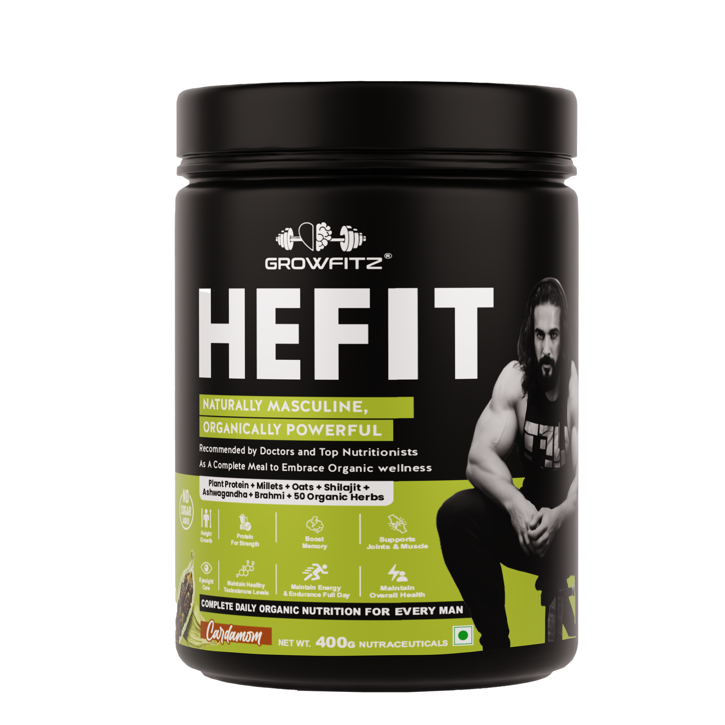 Hefit | Plant Protein | Cardamom Flavor
