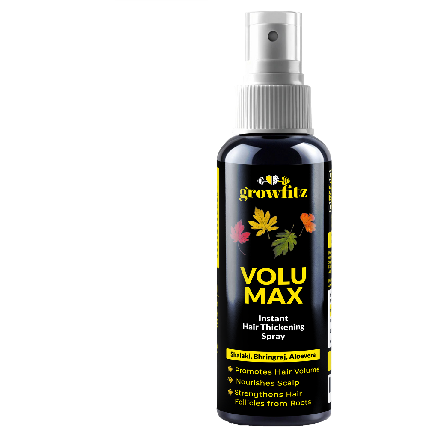 Growfitz VOLU MAX | Herbal Hair Thickening Spray