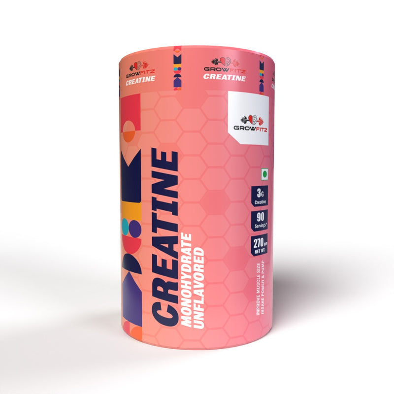 Growfitz Creatine: High Quality Creatine || For Quality Strength & Muscle Gain